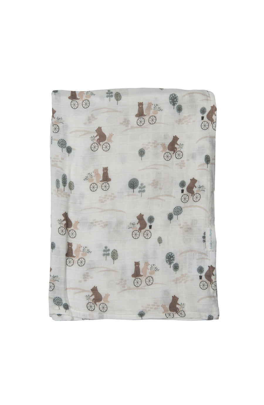 Muslin Swaddle - Bears on Bikes