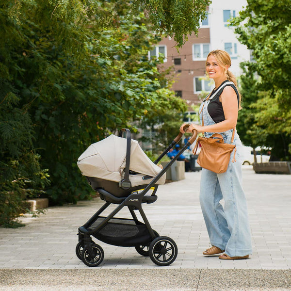 Nuna TRIV Next Stroller with Magnetic Buckle - Biscotti