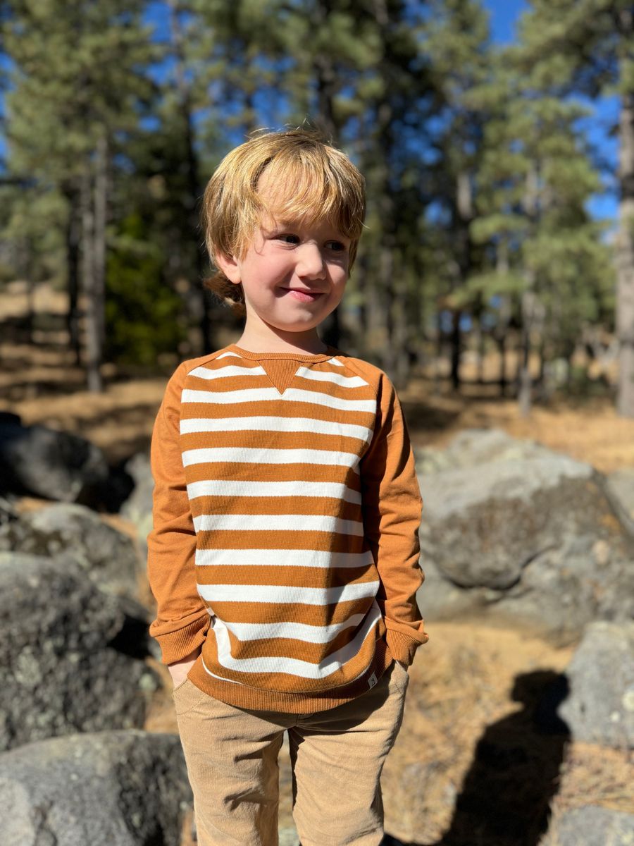 Obion Sweatshirt - Rust/White