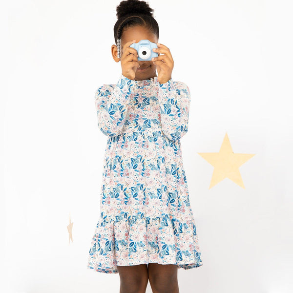 Modal Magnetic Toddler Dress - Once and Floral