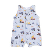 Sleeveless Shortie Romper - Crayon Construction