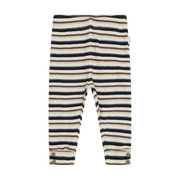 Ribbed Leggings - Dark Sapphire Stripe