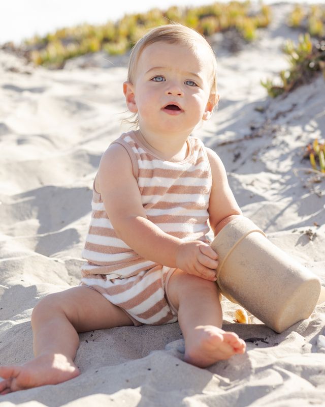 Taylor Knit Set - Butterscotch Stripe