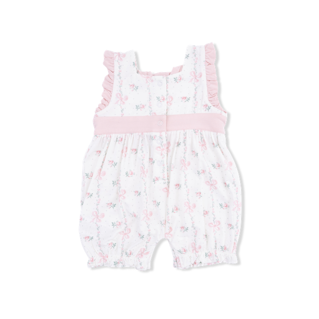 Bow Playsuit - Dainty Buds and Bows