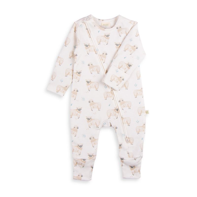 Long Sleeve Zipsuit - Go to Sheep
