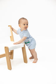 Polo Shortie - Striped Golf