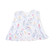 Ruffle Back Top & Bloomer - Ribbon Bouquets