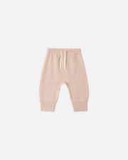 Drawstring Pants - Melon Micro Stripe