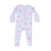 Bamboo Zipper Romper - Mermaid Princess