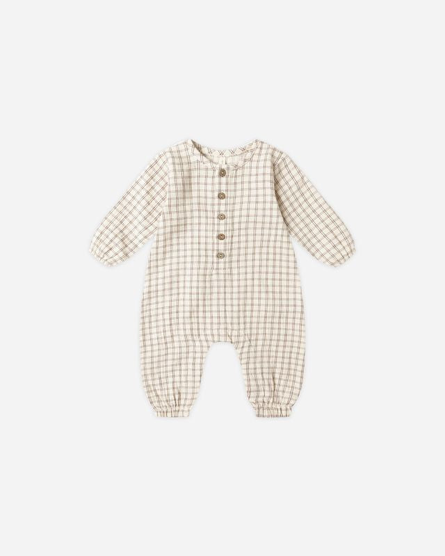 Woven Jumpsuit - Cedar Check