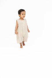 Sleeveless Shortie Romper - French Oak