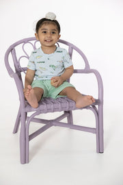 Crew Neck Tee and Short - Fishing