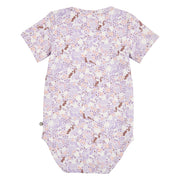 Prairie Short Sleeve Bodysuit - Bloom/Tofu/Pecan