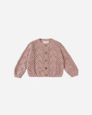 Knit Cardigan - Mauve