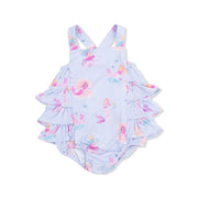 Ruffle Sunsuit - Mermaid Princess