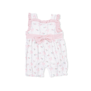 Bow Playsuit - Dainty Buds and Bows