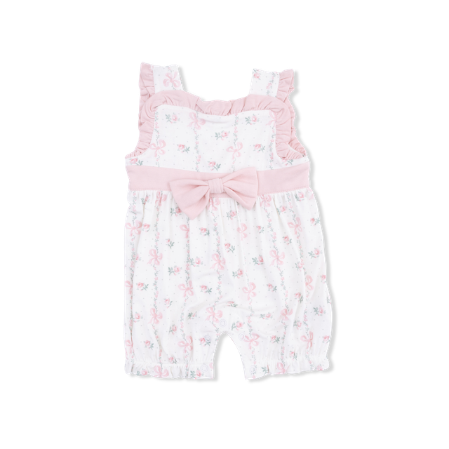 Bow Playsuit - Dainty Buds and Bows