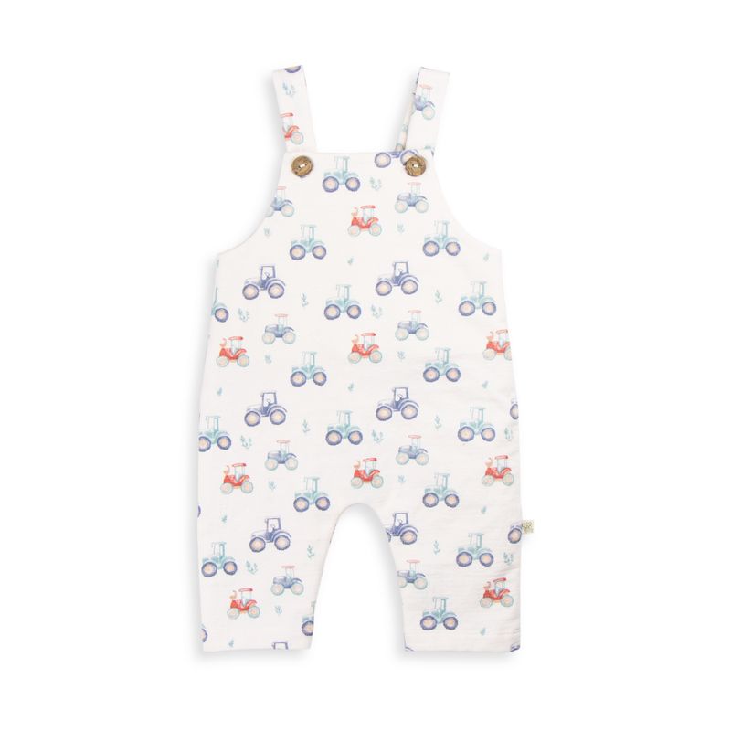 Organic Cotton French Terry Overalls - Harvest Time