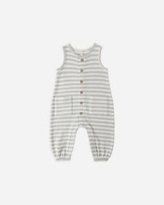 Waffle Jumpsuit - Sky Stripe