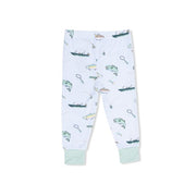 Short Sleeve Bamboo Loungewear Set - Fishing