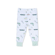 Short Sleeve Bamboo Loungewear Set - Fishing