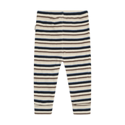 Ribbed Leggings - Dark Sapphire Stripe