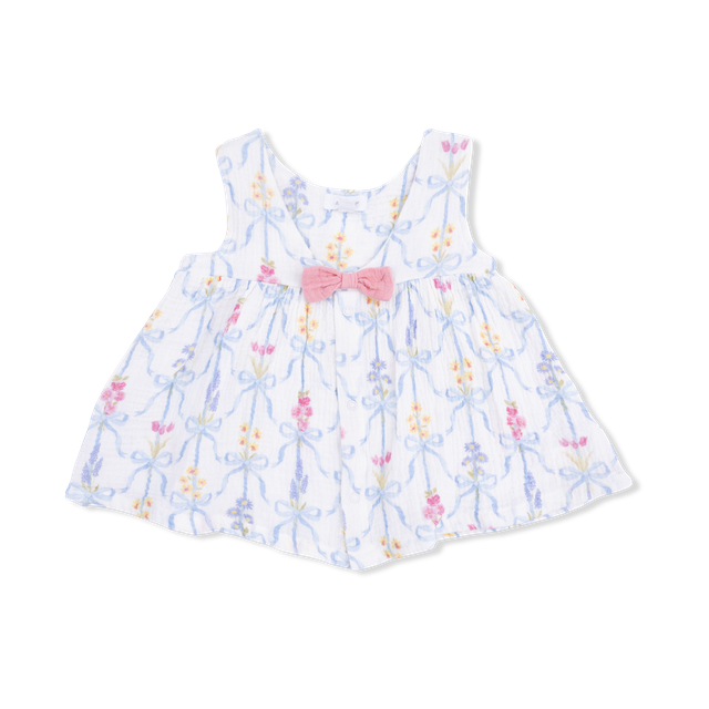 Dress with Bow and Bloomer - Ribbon Bouquets