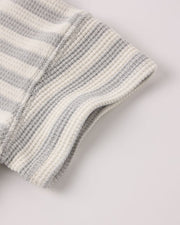 Waffle Tee and Short Set - Sky Stripe