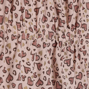 Long Sleeve Heart Dress - Cameo Rose