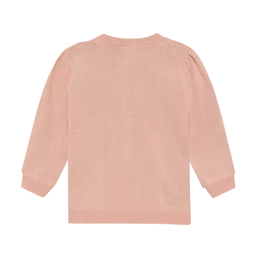 Cardigan Knit - Cameo Rose