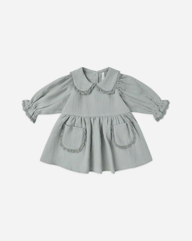 Marisol Dress - Steel Blue
