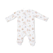 Bamboo Zipper Footie - Easter Egg Hunt - Uni