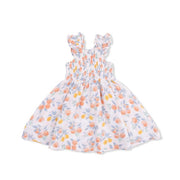 Smocked Sundress with Bloomer -Citrus Floral