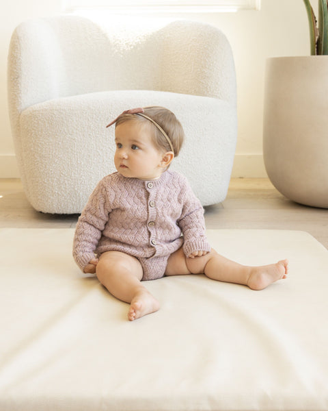 Knit Cardigan - Mauve