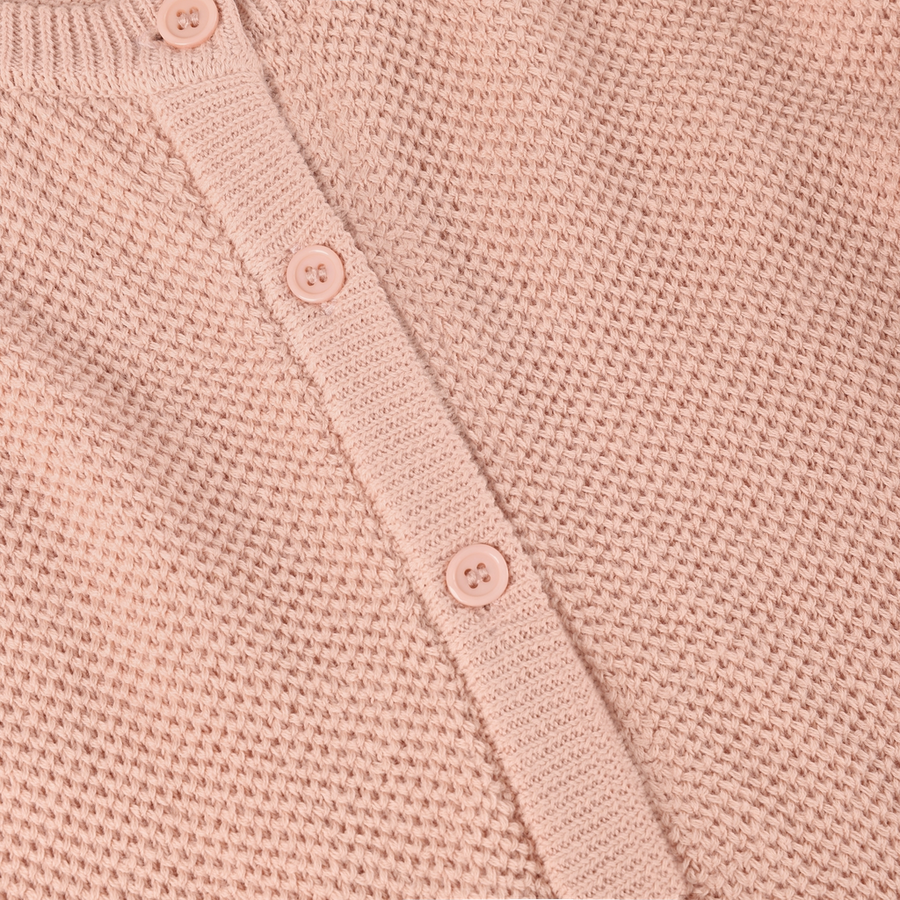 Cardigan Knit - Cameo Rose