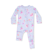 Bamboo Zipper Romper - Mermaid Princess
