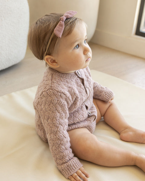 Knit Cardigan - Mauve