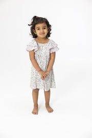 V-neck Dress and Bloomer - Shannon Floral