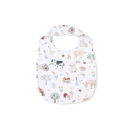 Feeding Bib - Cute Farm Animals - Uni