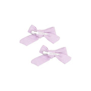 Bow Hair Clips (Set of 2) - Solid Winsome Orchid