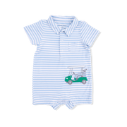 Polo Shortie - Striped Golf