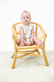 Sleeveless Shortie Romper - Sea Turtles