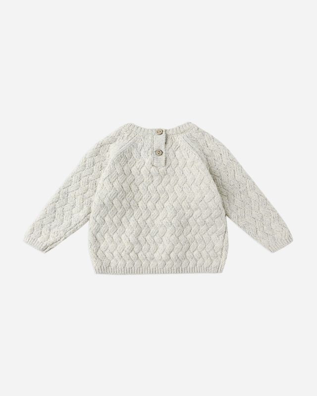 Knit Sweater - Heathered Blue