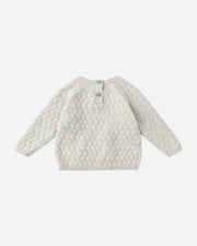 Knit Sweater - Heathered Blue