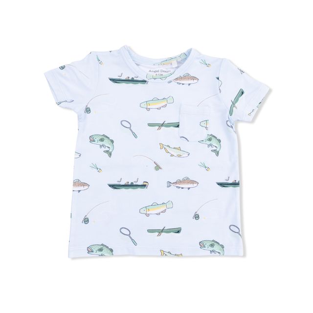 Crew Neck Tee and Short - Fishing