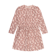 Long Sleeve Horse Dress - Cameo Rose