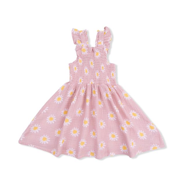 Smocked Sundress with Bloomer -Caitlyn's Daisy