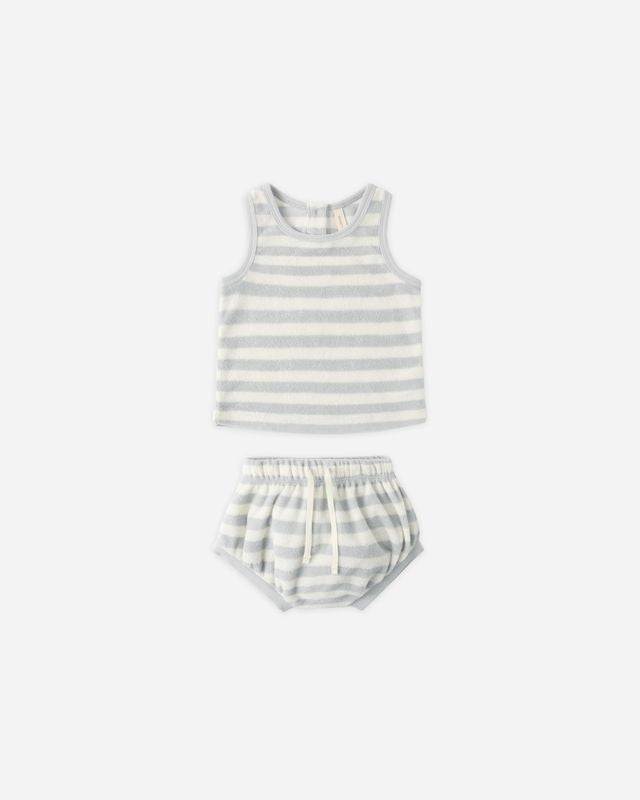Taylor Knit Set - Sage Stripe