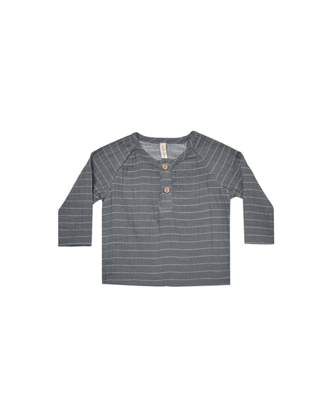 Zion Shirt - Navy Vintage Stripe