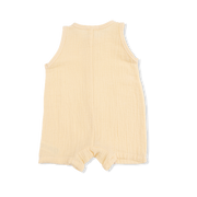 Sleeveless Shortie Romper - Italian Straw